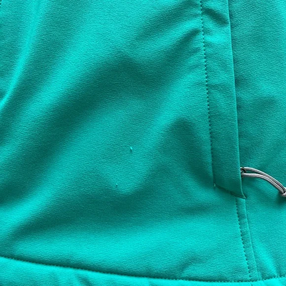 The North Face Teal Ruby Raschel Windwall Silken Fleece Lined Jacket - Picture 6 of 8